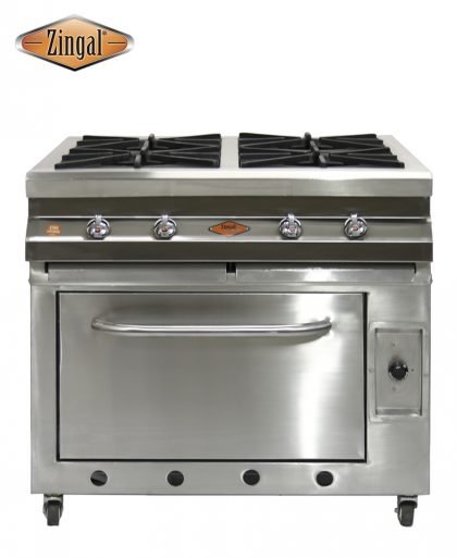 C12 - ESTUFA 4 FOGONES CON HORNO - Grupo Zingal